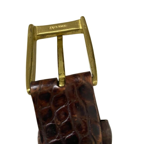 Martin Dingman Italian Leather Belt Lot of 2 Size 36 Business Career Office Wear - Picture 9 of 15